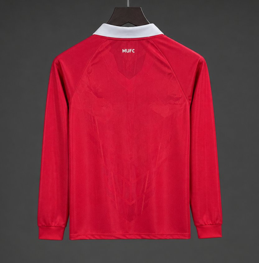 Retro 10/11 Manchester United Home Long Sleeve Jersey