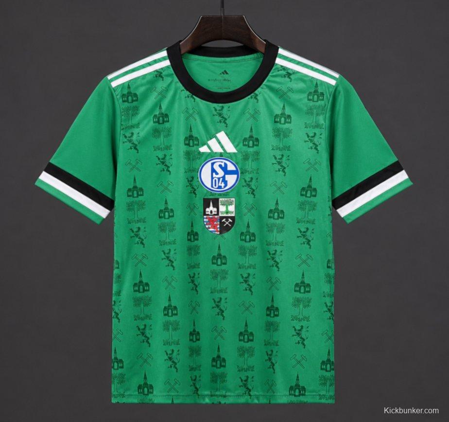 25/26 Schalke 04 100th Centennial Green Jersey