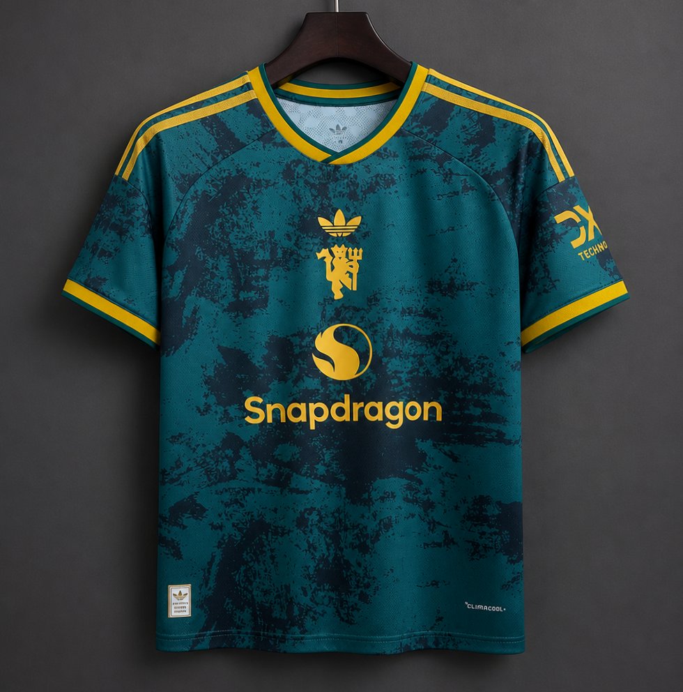 26/27 Adidas Manchester United Special Edition Green Gold Jersey
