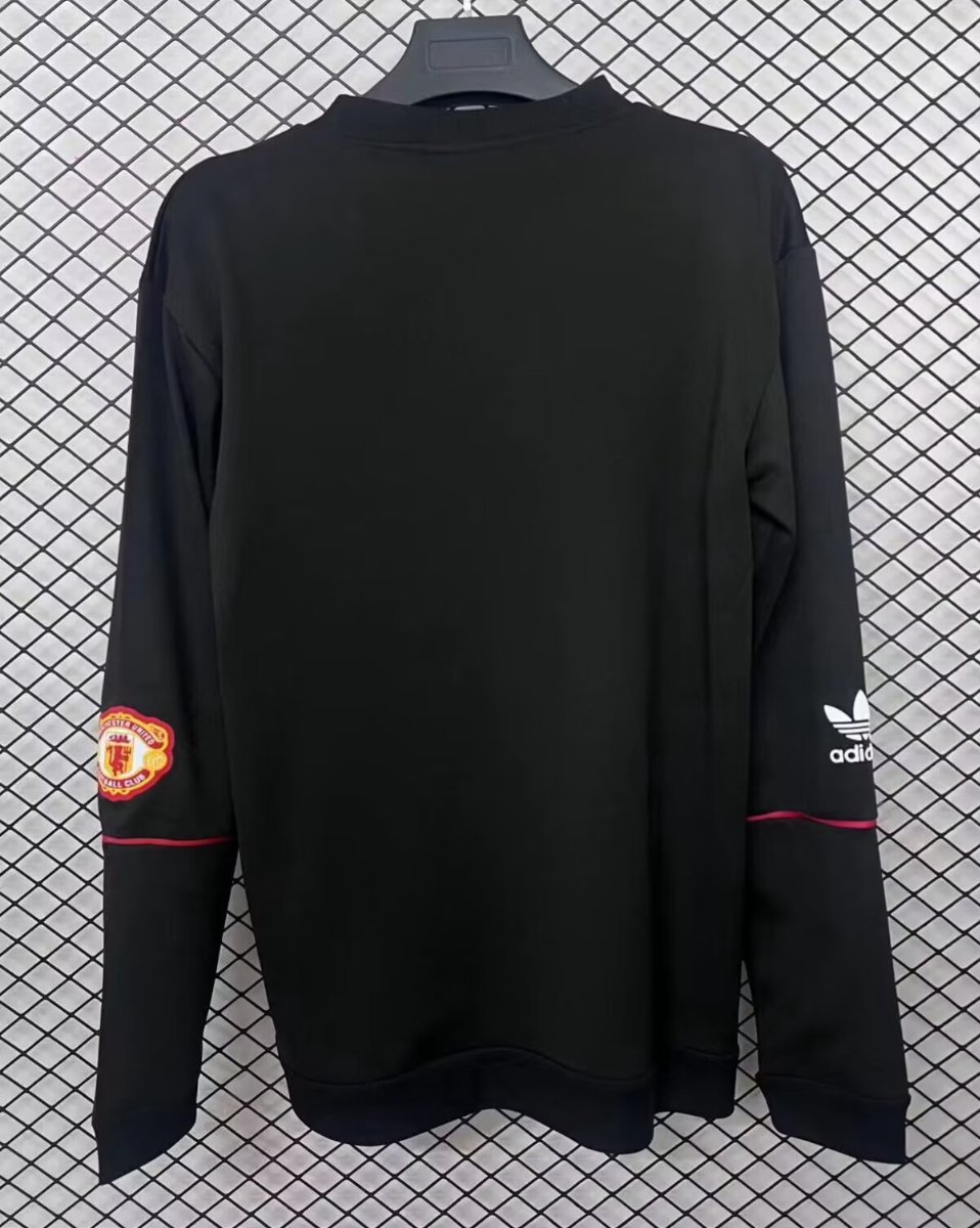 26/27 Manchester United Black Adidas Originals Bringback 90/92 Sweatshirt