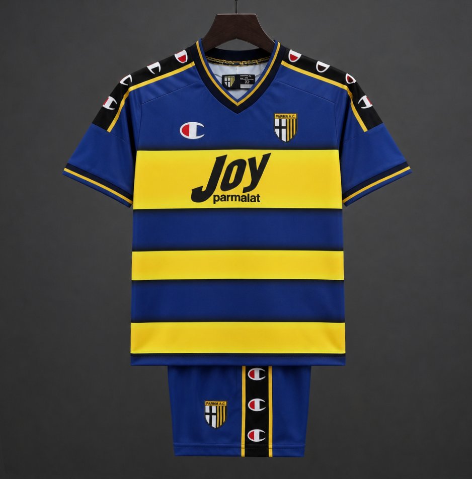 Retro Kids 01/02 Parma Home Jersey