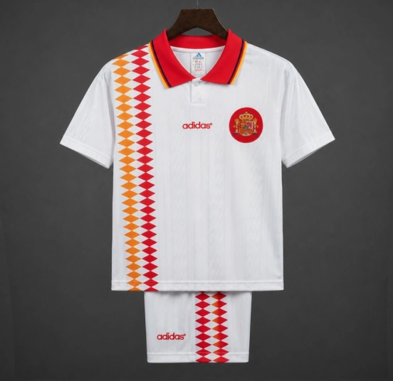 Retro Kids 1994 Spain Away Jersey