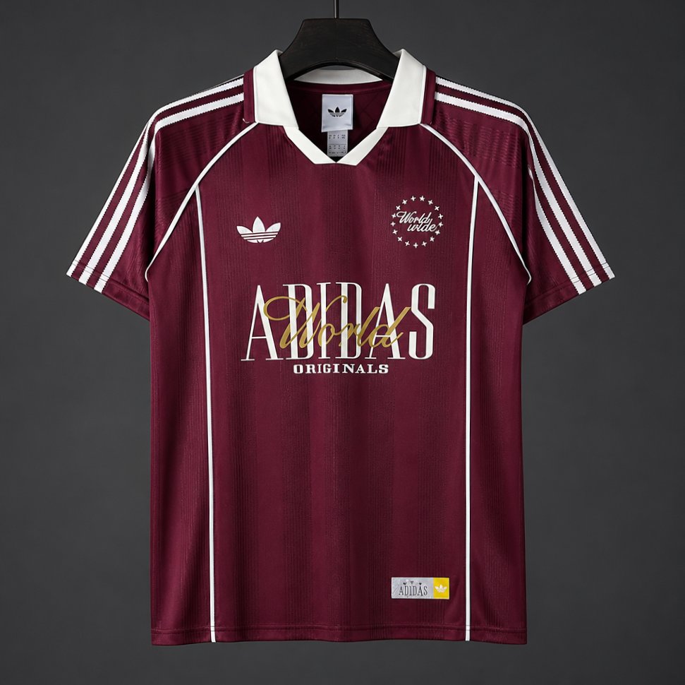 2026 Adidas Originals Worldwide Burgundy Jersey