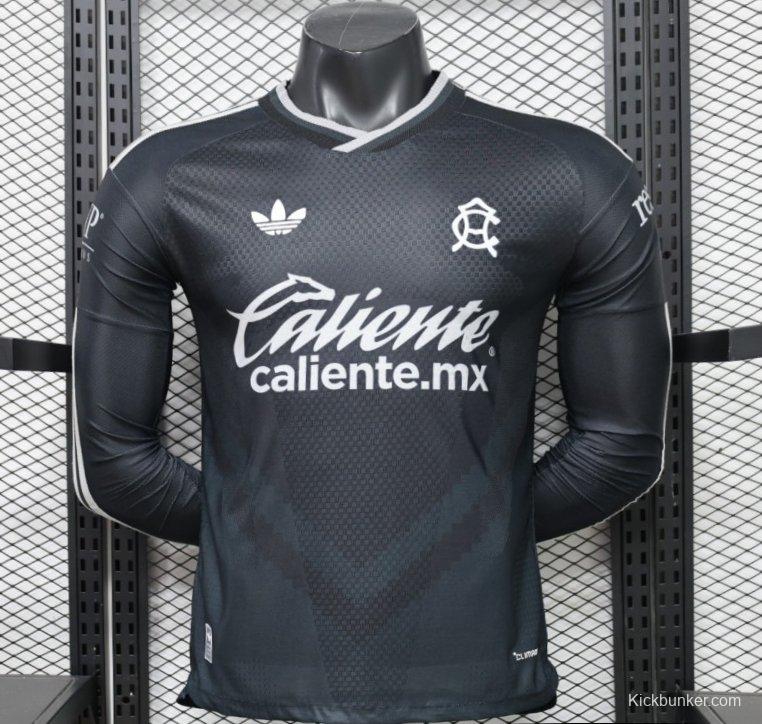 Player Version 26/27 Club América Charcoal Black Long Sleeve Away Jersey