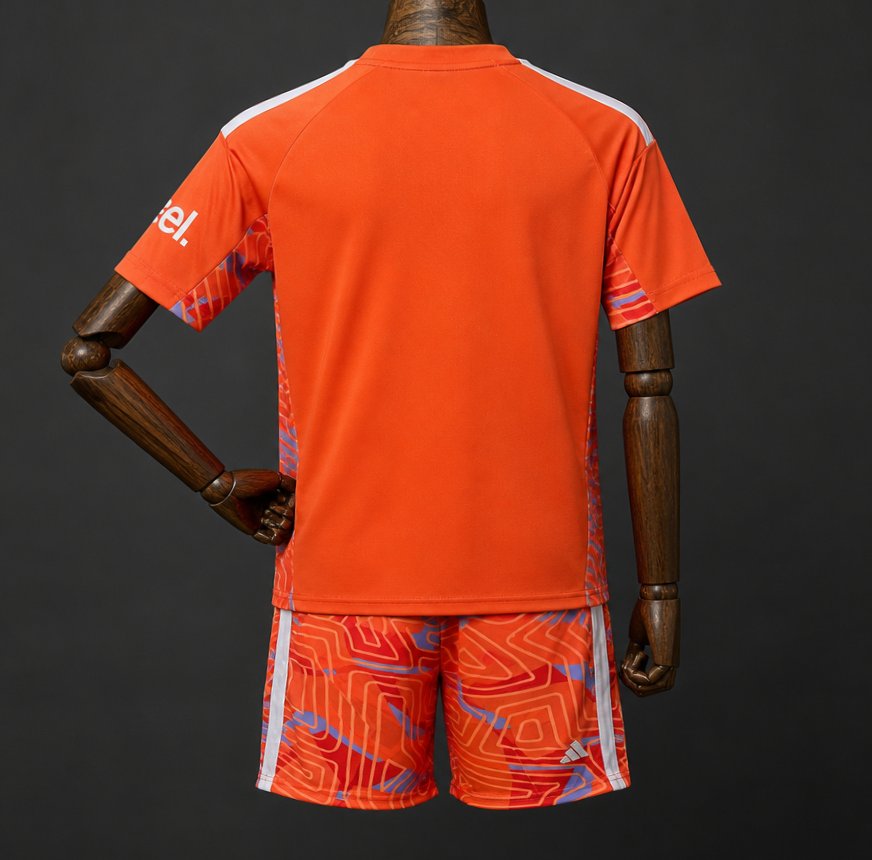 26/27 Kids Arsenal Goalkeeper Orange Jersey