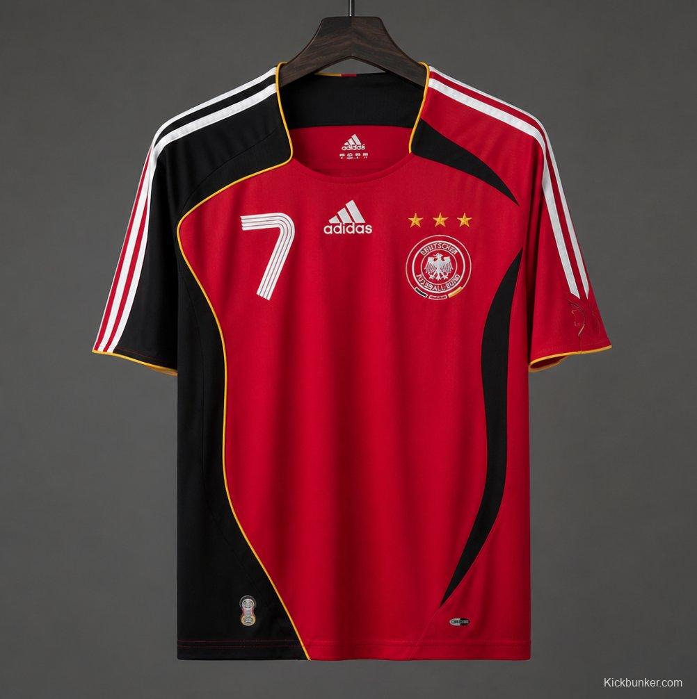 Retro 2006 Germany Away Red Jersey