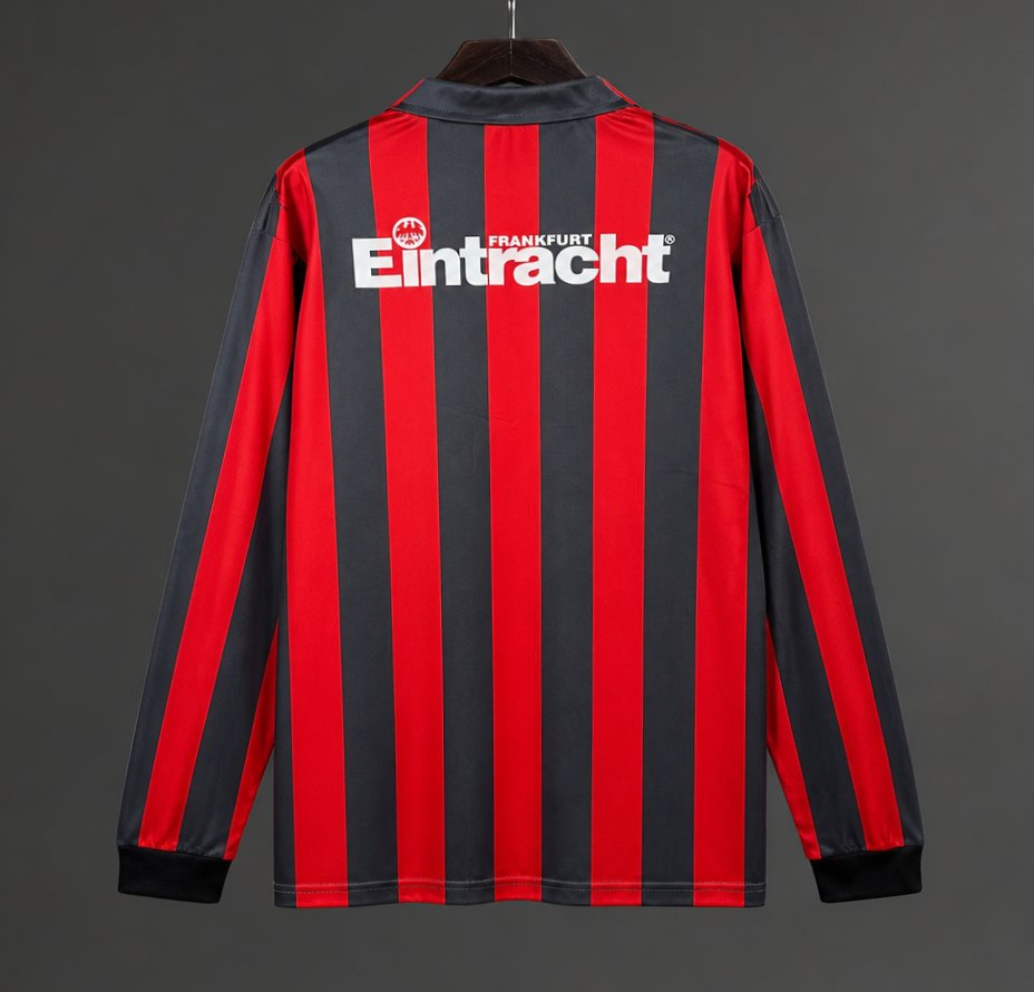 Retro 92/93 Eintracht Frankfurt Home Long Sleeve Jersey