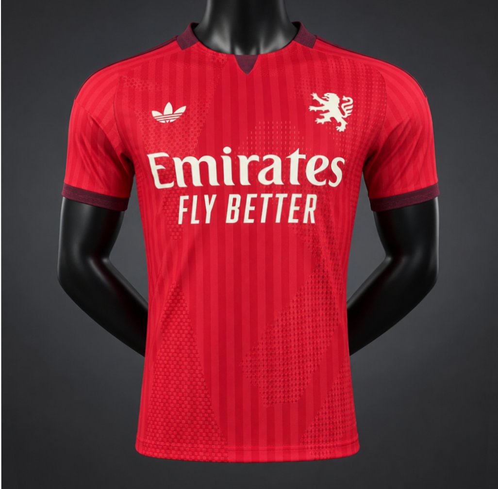 Player Version 26/27 Olympique Lyonnais Away Red Jersey