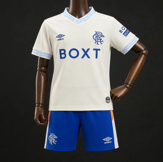 26/27 Kids Glasgow Rangers Away Jersey