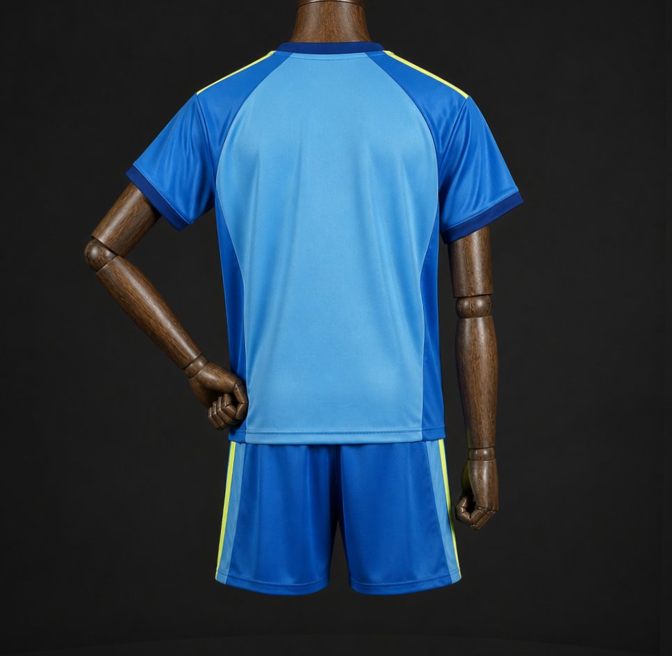 26/27  Kids Leeds United Blue Goalkeeper  Jersey