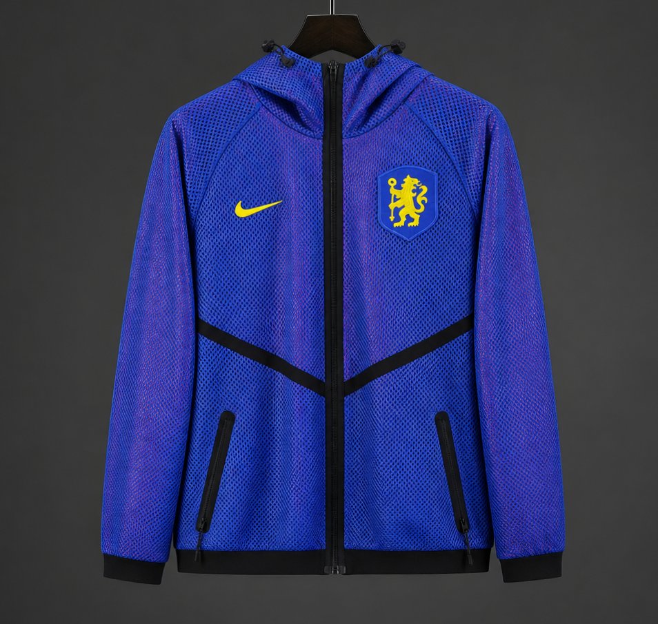 26/27 Chelsea Lightweight Breathable Mesh Windbreaker Blue Jacket