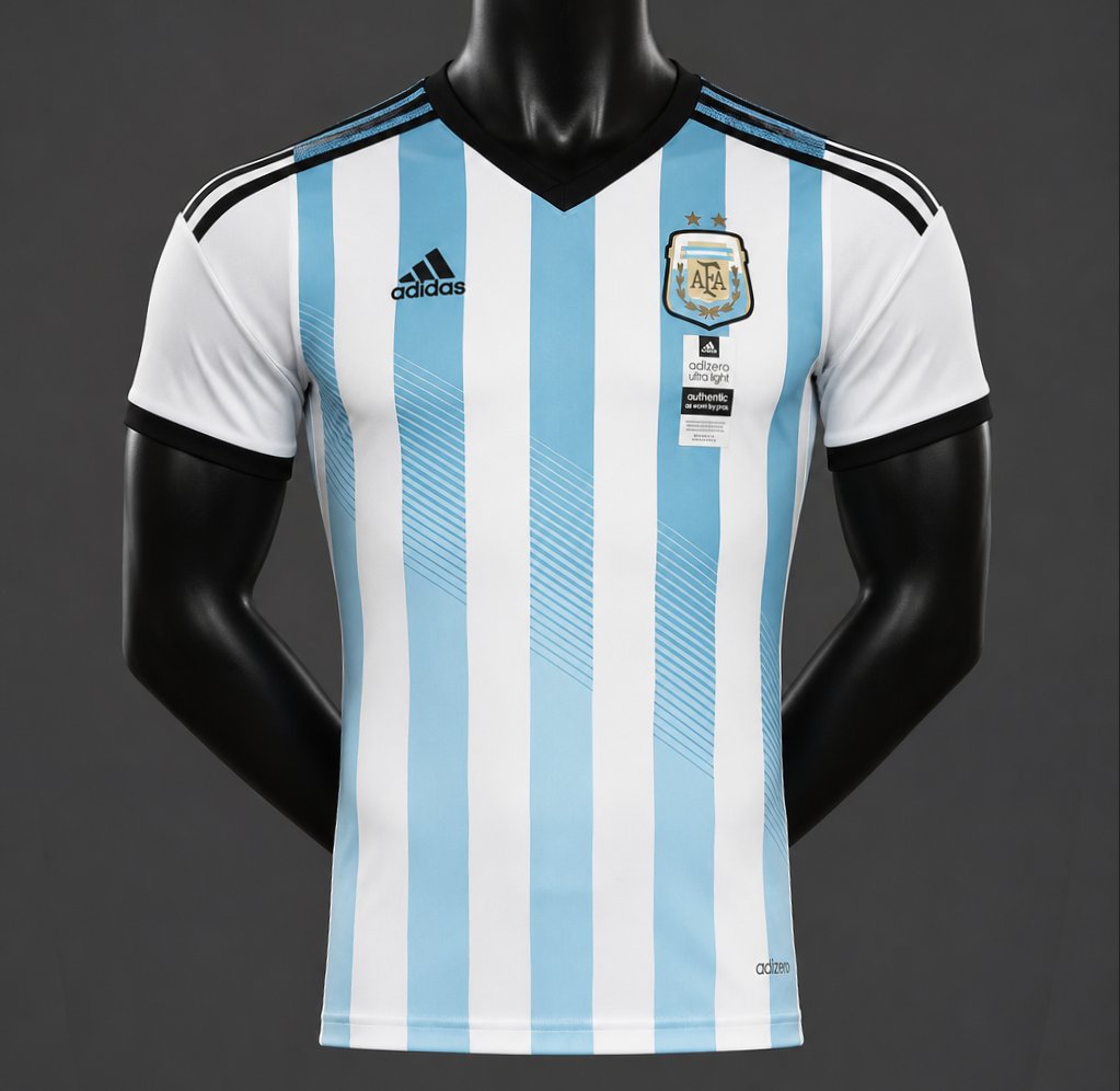 Player Versiono 2014 Argentina Home Jersey