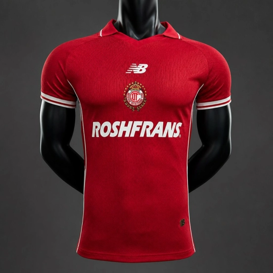 Player Version 26/27 Toluca Home Red Jersey