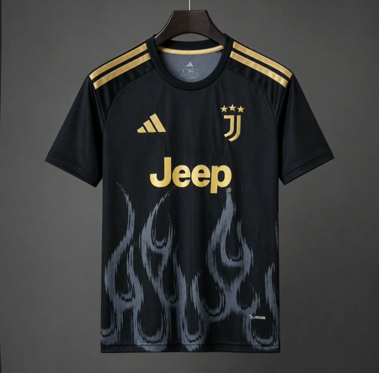 26/27 Juventus Third Black Jersey