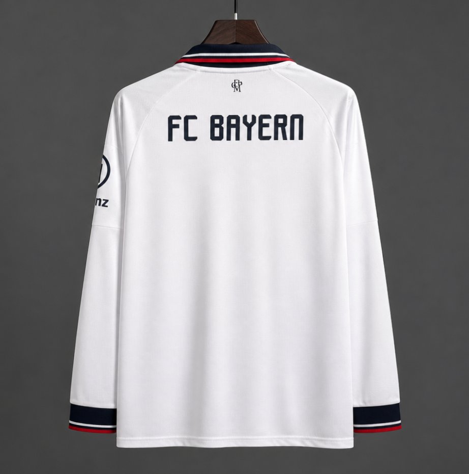 26/27 Bayern Munich Away White Long Sleeve Jersey