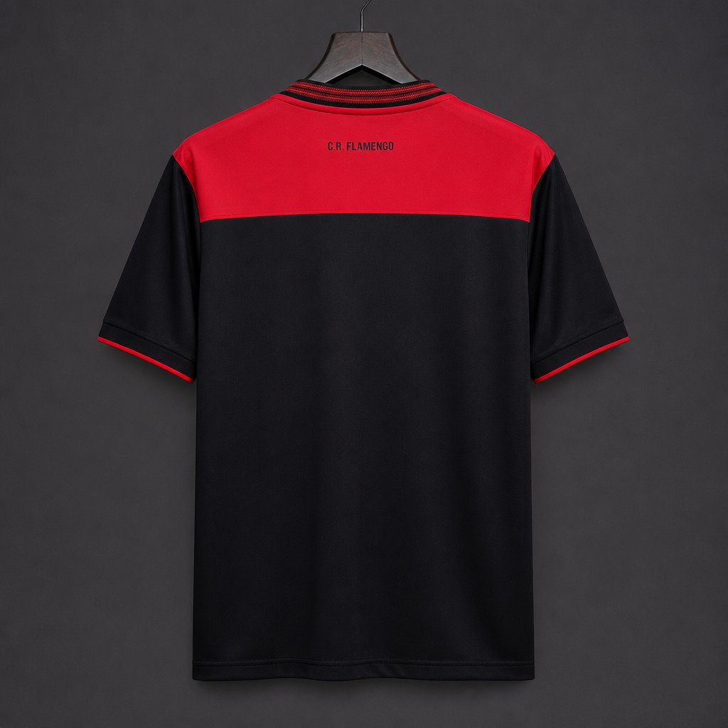26/27 Flamengo Special Edition Black/Red Horizontal Stripes Jersey