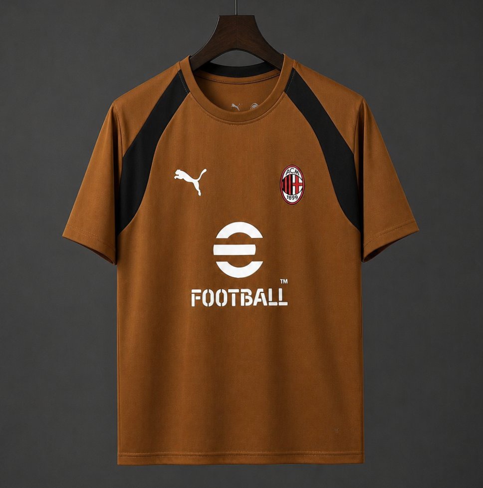 26/27 AC Milan Training Brown Jersey