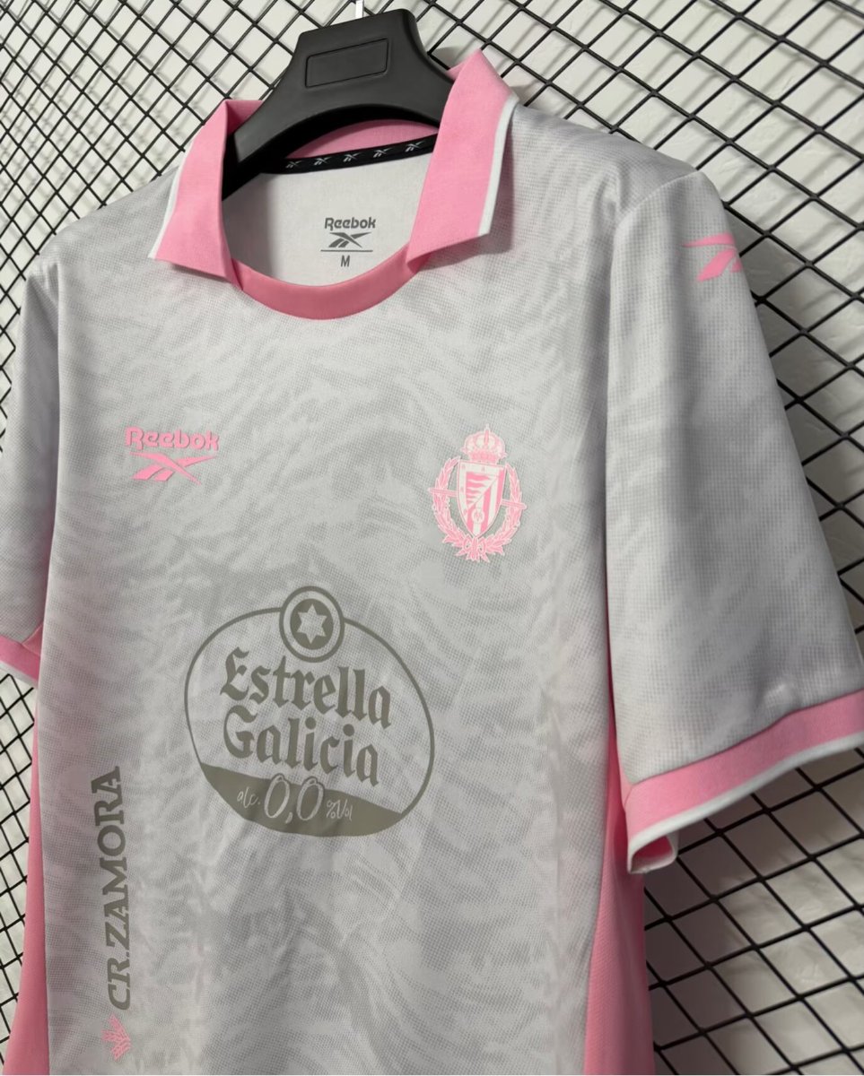 26/27 Real Valladolid Third Grey Pink Jersey