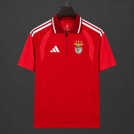 26/27 Benfica Red Training Polo Jersey